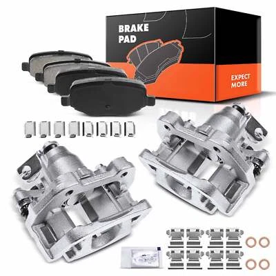 Pinzas de freno + pastillas de freno para Ford Explorer 15-19 Flex Lincoln MKT lado trasero Foto 1 de 4