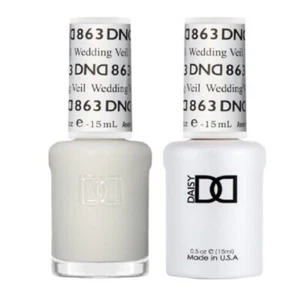 DND Match UV Gel + Nail Polish #863 Wedding Veil - Picture 1 of 3