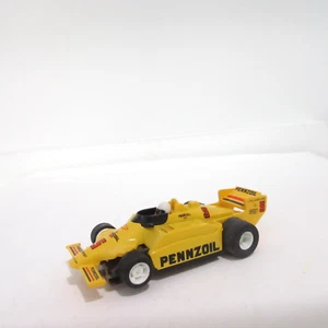 VTG TYCO SLOT CAR HO SCALE INDY PENNZOIL CHAPARRAL #5 YEL NEW - Picture 1 of 6