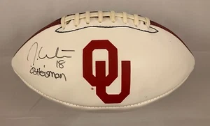 Fútbol firmado Jason White #18 autografiado ganador del trofeo Heisman 2003 - Imagen 1 de 5