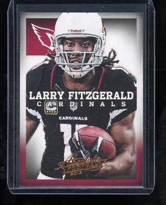 2013 Panini Absolute Larry Fitzgerald Arizona Cardinals #2 - Image 1 of 2
