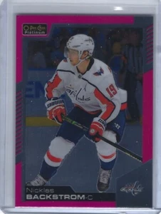 2020-21 O-Pee-Chee Platinum Matte Pink #122 Nicklas Backstrom - Picture 1 of 2