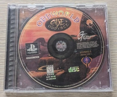 1997 PS1 Oddworld: Abe's Oddysee Sony PlayStation 1 *NO MANUAL* Good Condition  - Image 1 of 4