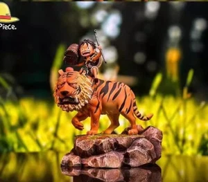 CM Studio One Piece Monkey D Luffy Resin Statue in stock ride a tiger WCF Scale - Picture 1 of 6