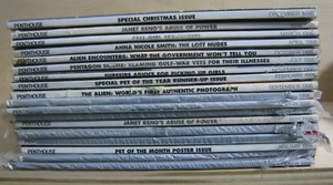 Lot of 18 Penthouse Magazines -All Years 1996 - Nice Condition.
