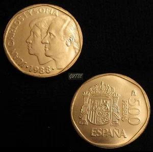 *GUTSE* J. CARLOS I-3, 500 PESETAS 1988, SIN CIRCULAR. - Imagen 1 de 1