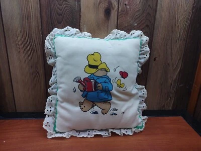 Travesseiro vintage para berço de urso Paddington - Imagem 1 de 4