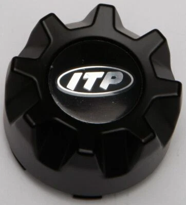 ITP Cast Aluminum Wheel Center Cap Black 4/110 4/115 4/137 4/156 C110ITP - Image 1 of 3