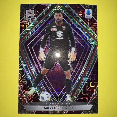 2020-21 Panini Chronicles Spectra Salvatore Sirigu #5 PURPLE MOJO Soccer Card - Image 1 of 2