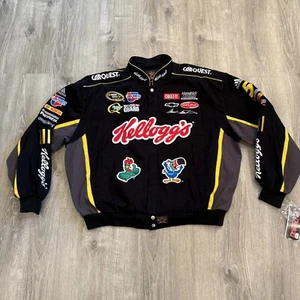 JH Design Kelloggs Mark Martin Jacke Schwarz Mantel - NASCAR - 3XL / XXXL Neu mit Etikett - Bild 1 von 13