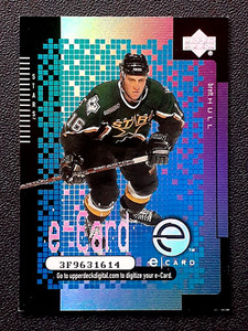 BRETT HULL 2000-01 UPPER DECK E-CARDS 00-01 NO EC2           37199