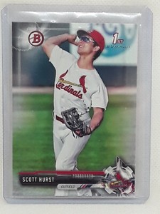 Scott Hurst 2017 Bowman Draft Baseball - 1st #BD-126 - St. Louis Cardinals