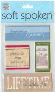 MAMBI Soft Spoken 3D stickers TRAVEL Vacation Theme 92820 Fast FREE Shipping! - Picture 1 of 1