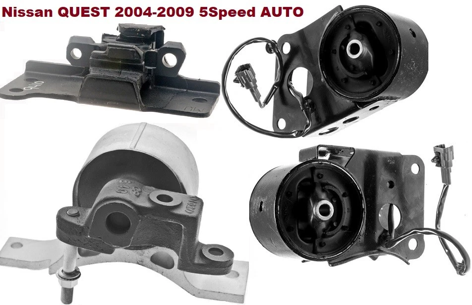 9M1315 4 piezas soportes de motor aptos para 5 velocidades automático Nissan Quest 2004-2009 motor y transmisión Foto 1 de 1