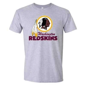 Washington Redskins NFL Team Retro Mens Printed T-Shirt - Medium Grey - Picture 1 of 1