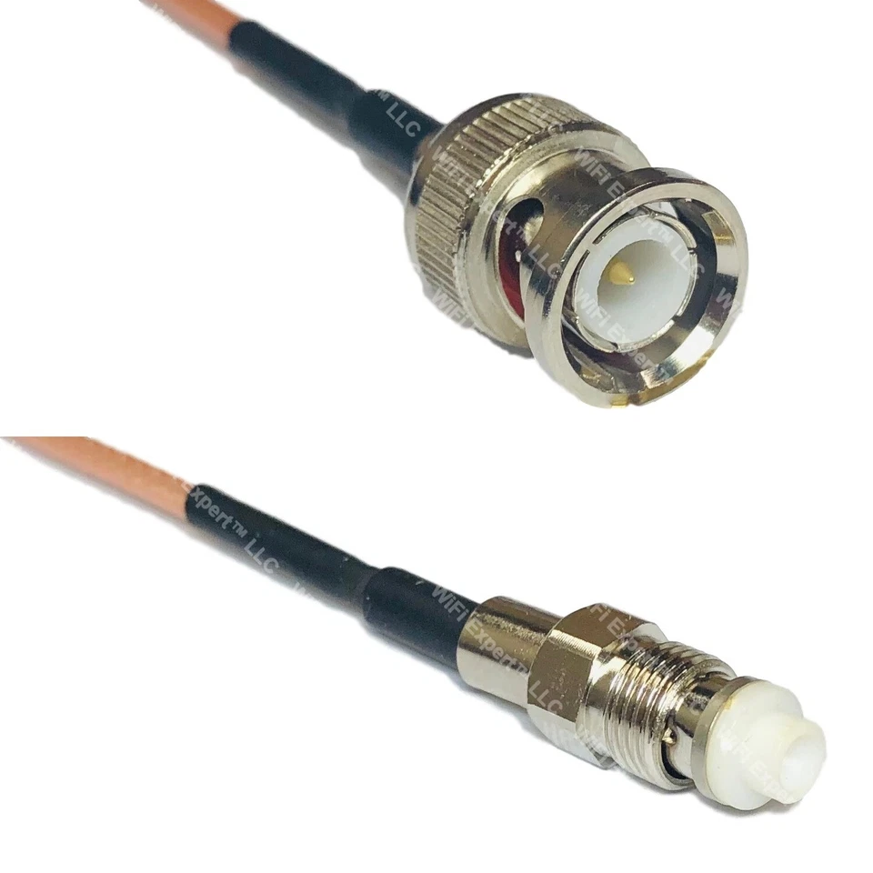 RG316 BNC MALE to FME FEMALE RF Cable Rapid-SHIP LOT - Image 1 of 1