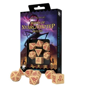 Q Workshop Call Of Cthulhu Masks Nyarlathotep Juego de dados adornados de 7 piez - Imagen 1 de 2