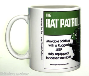 Ceramic mug featuring Marx Rat Patrol Play Set - Picture 1 of 3