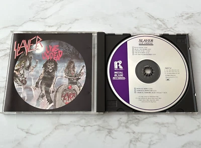 Slayer Live Undead CD ORIGINAL NIMBUS PRESS! 1987 Restless 72217-2 Dave Lombardo - Image 1 of 4
