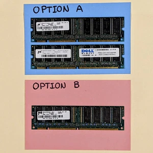 🔧 (×1) 64MB (or 128MB) SDR Micron Memory / RAM [TESTED | FOR DESKTOP] - Picture 1 of 6