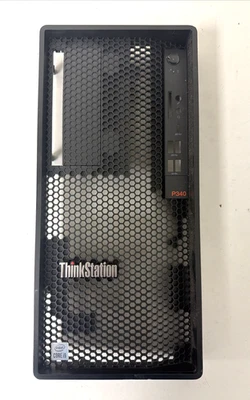 Cubierta de chasis con bisel frontal negra Lenovo ThinkStation P340 Foto 1 de 4