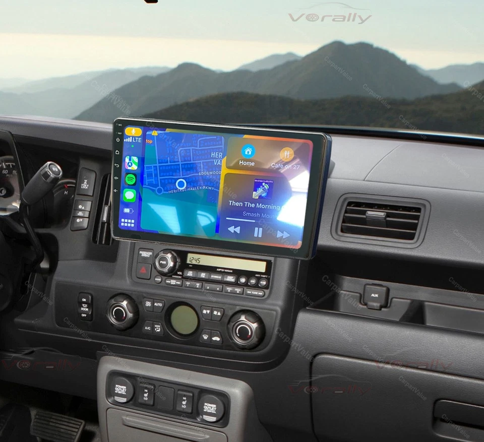 Radio estéreo GPS para automóvil Honda Ridgeline Apple Carplay 10,1" Android13 2006-2014 Foto 1 de 4