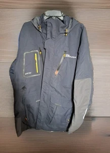 CABELA'S Guidewear Gore-Tex Full Zip Hooded Outdoor Jacket Men's 3XLT Black- E4 - Picture 1 of 6