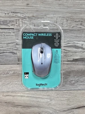 Logitech M185 Compact Wireless Mouse - Swift Grey (910-002225) NEW SEALED  - Image 1 of 4