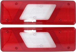 HouYeen Rear Tail Light Lamp Lens Cover Set for F-ord Transit Mk8 Tipper Pick-Up - Picture 1 of 5
