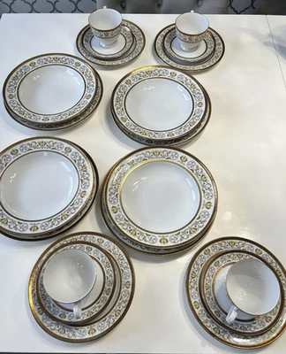 50* JUEGO DE TÉ Y SERVICIO DE CENA SELTMANN WEIDEN (27592) Blanco y Dorado Foto 1 de 4