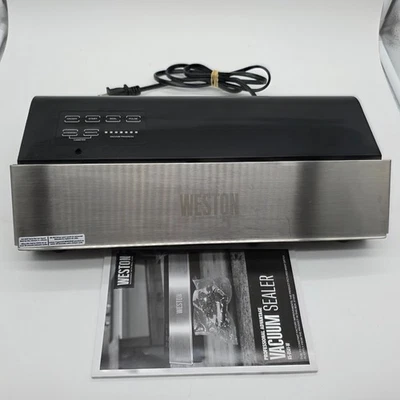 Weston Professional Advantage 真空封口机 11 英寸不锈钢 65-0501-W 已测试 — 第 1/4 张图片