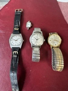 4 1960’s Swiss Made Mechanical Watches Automatic + Manual Wind Hamilton Running - Picture 1 of 23