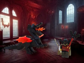 1997 Retired Lego Castle Fright Knights (6007) Basil the Bat Lord Set Complete!