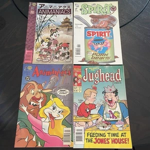 Lote de 4 cómics de colección Animaniacs Spirit And Jughead DC Archie WB - Imagen 1 de 8