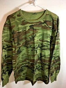 MAGLIETTA CACCIA UOMO VERDE MARRONE NERO MIMETICA MANICA LUNGA CASUAL TAGLIA M L 42" - Foto 1 di 3
