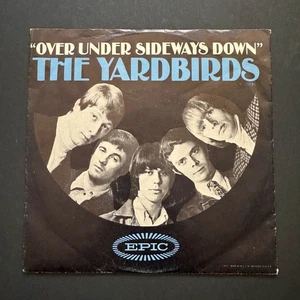 THE YARDBIRDS Over Under Sideways Down Picture Sleeve Vinyl Record Single 45 rpm - Picture 1 of 2
