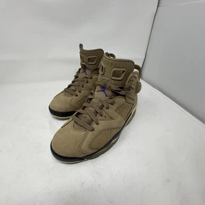 Nike Air Jordan 6 Retro Sneakers - Brown Purple Womens Size 8.5 EU 40 Gore Tex - Picture 1 of 8