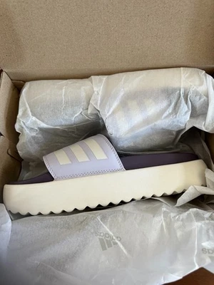 Sandalias Adidas Adilette plataforma deslizables nuevas en caja para mujer talla 11, IF3421 Foto 1 de 4