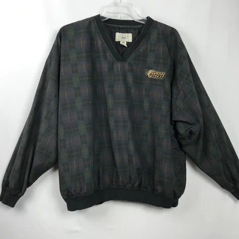 Vintage Indiana Pacers Pullover Mens XXL 2XL Gear for Sports Plaid Cover