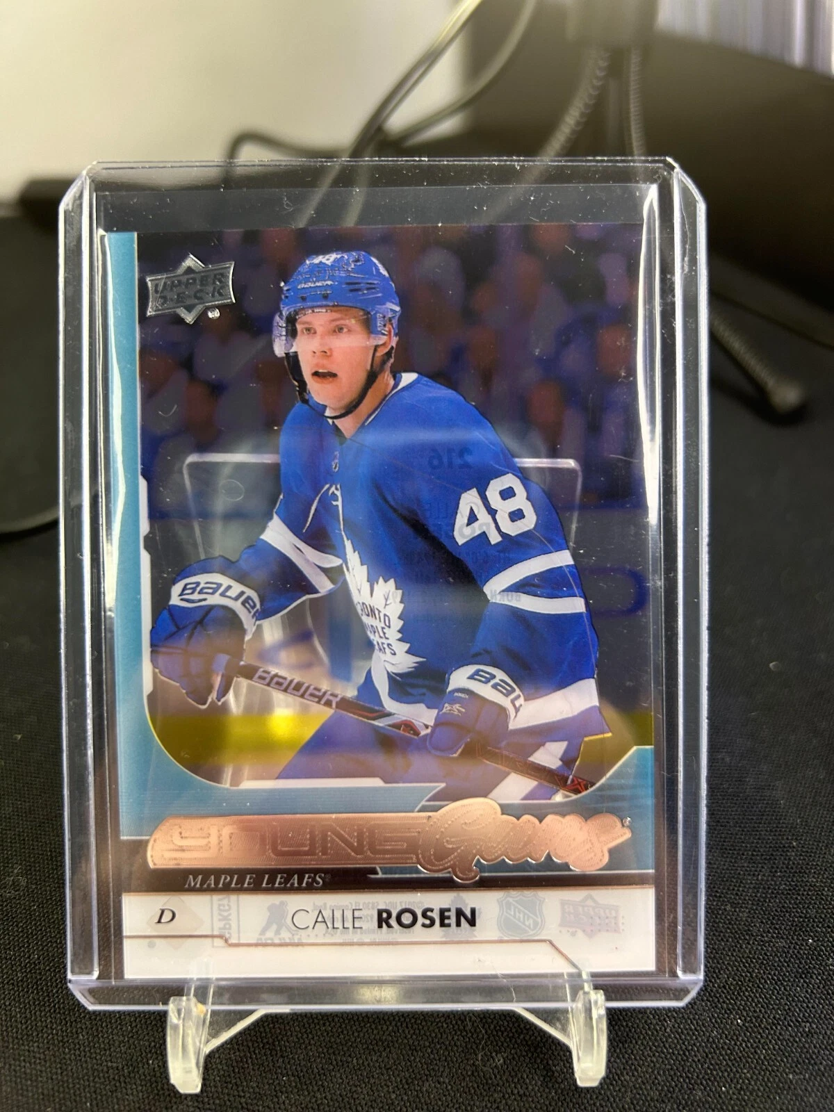2017-18 UPPER DECK YOUNG GUNS CLEAR CUT CALLE ROSEN #216