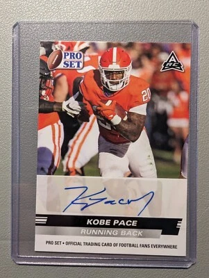 2022 KOBE PACE LEAF PRO SET RED AUTO ROOKIE XRC #PSA-KP1  CLEMSON TIGERS - Image 1 of 2