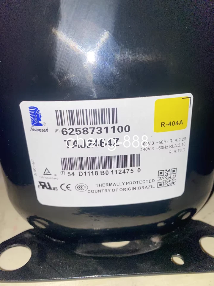 1PCS TECUMSEH compressor TAJ2464Z  new via FedEx or DHL - Image 1 of 3