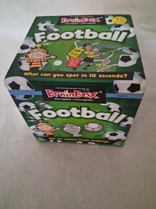 BrainBox Football Board Game Ages 8+ 1+ Players Family Card Quiz Game - Picture 1 of 3