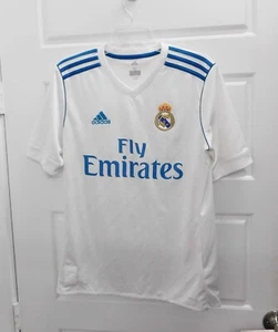 Camiseta de fútbol local Adidas Real Madrid FC 2017/2018 Climacool Fly Emirates talla XL - Imagen 1 de 3