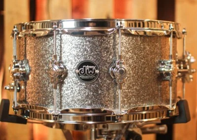 DW Performance Titanium Sparkle Snare Drum - 6.5x14 - Image 1 of 4