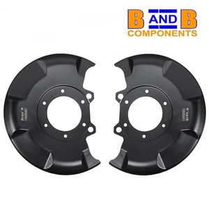 PLACAS TRASERAS DE FRENO SPLASH SHIELD DELANTERAS x 2 VW GOLF MK1 SCIROCCO CADDY A1022 - Imagen 1 de 6