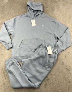 AIR JORDAN FLEECE SWEATSUIT (HOODIE + PANTS) SIZE XL CAROLINA BLUE - Picture 1 of 17