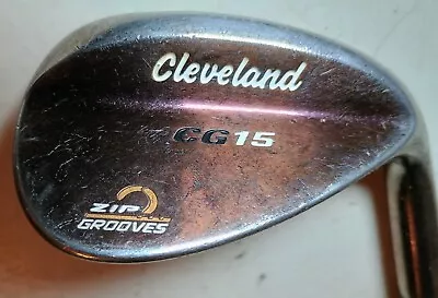 Cleveland CG15 Zip Grooves 56°/14 Oil Can Sand Wedge-RH-Steel Shaft-SHIPS FREE! - Image 1 of 4