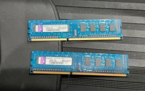 2 Memorias Kingston 2GB 2Rx8 PC3 10600U Memoria de Escritorio - Imagen 1 de 2