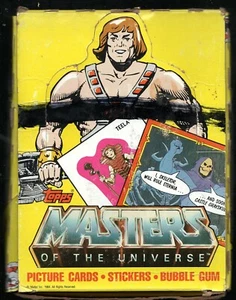 1984 Topps MASTERS OF THE UNIVERSE Vintage Trading Cards Box 36 packs Sealed - Picture 1 of 7